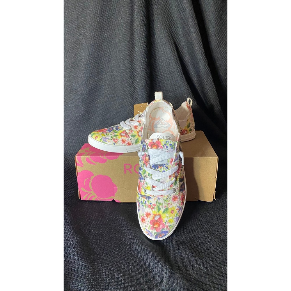 Roxy Libbie Women's Floral Print Slip-On Sneakers Multi color size 9 ARJS600463